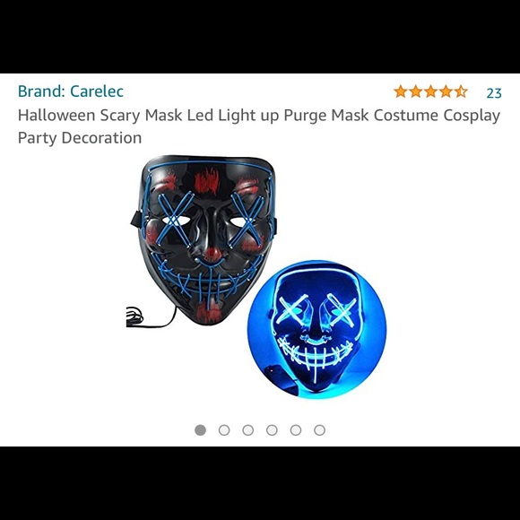 Light up mask